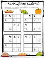 http://www.teacherspayteachers.com/Product/Thanksgiving-Math-Games-Puzzles-and-Brain-Teasers-401847