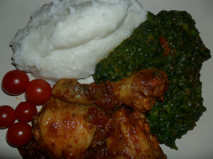 I love Zimbabwean food. Sadza