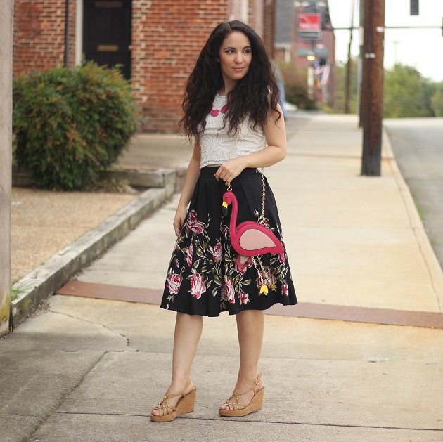 Pink Flamingo Shoulder Bag