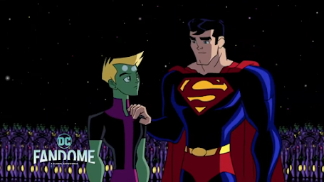 Brainiac 5 has a crush on Superman, KalDox, SuperBrain, Legion of Super Heroes cartoon