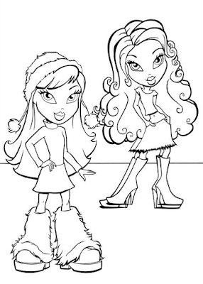 Bratz - Desenhos para Colorir