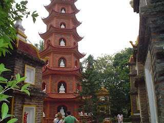 Vietnamese pagoda outside hanoi