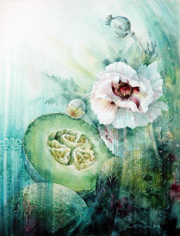 Lovely Floral Paintings By Marie Claire Moudru