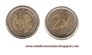 2 euros españa quijote