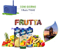 Logo ''Il sapore della frutta Conad'' e con Santal vinci Radio Lexon Tykho e soggiorno a Londra