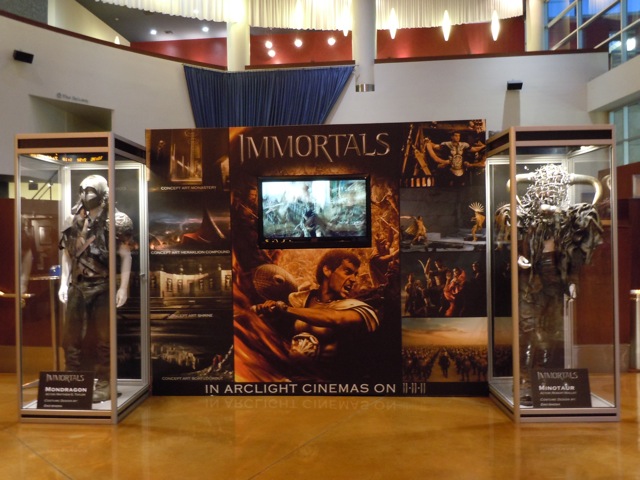 Immortals movie costume exhibit