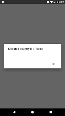 React Native Picker Spinner DropDown Menu List Example - Android