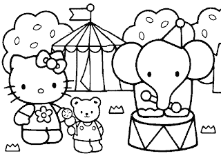 hello kitty coloring pages, kids coloring pages