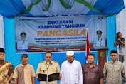 Densus 88 Deklarasi Kampung Tangguh Pancasila di Aceh Tamiang