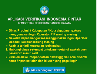 Solusi Gagal Login Aplikasi PIP