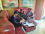 Update Data Wilayah, Babinsa Lembah Sabil Komsos ke Kantor Desa