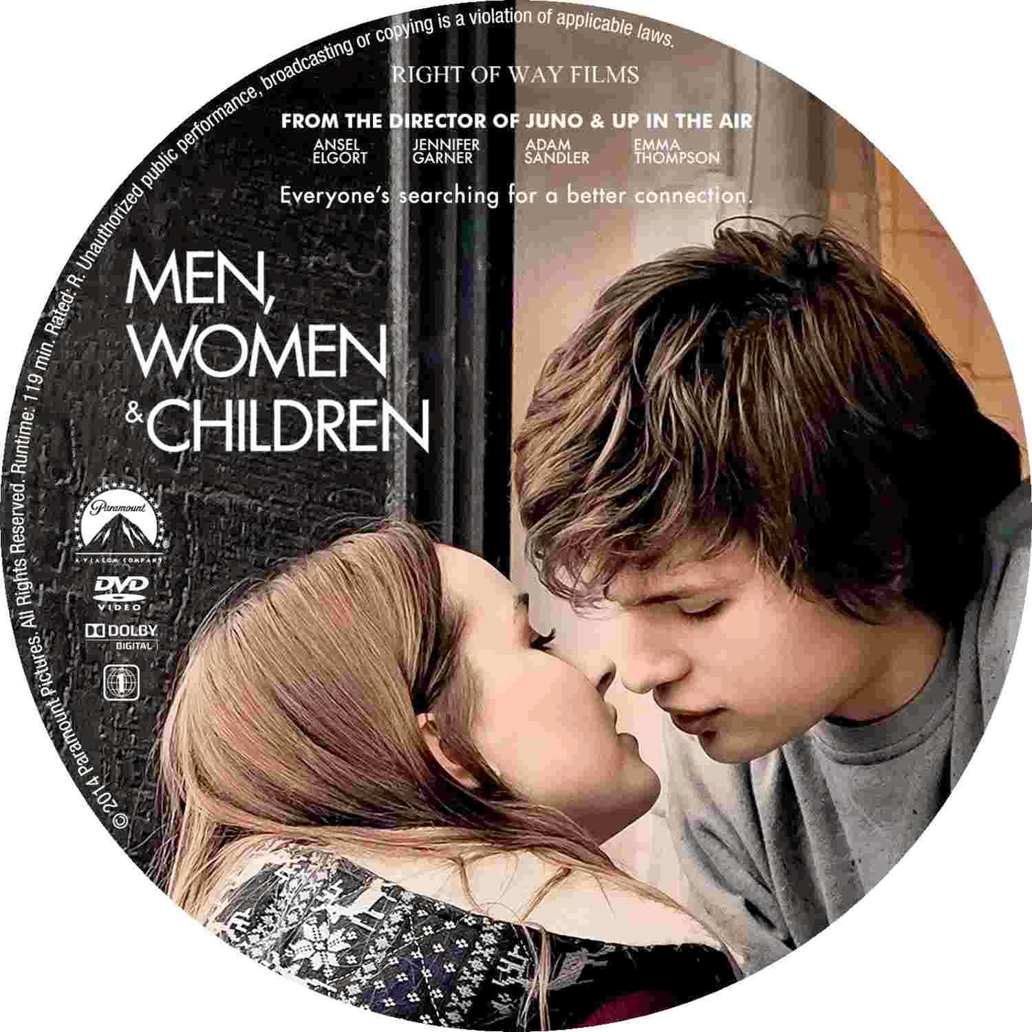 Men, Women & Children - CD Label DVD