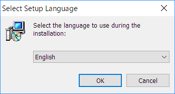 select setup language