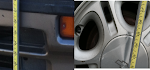Close up of tires. See the matching hits