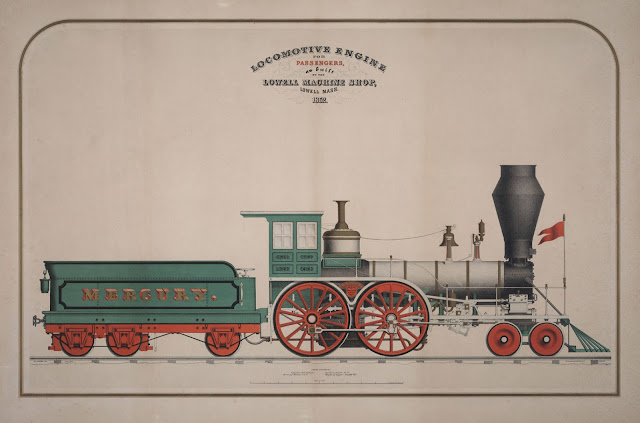 locomotive builder's lithograhic print