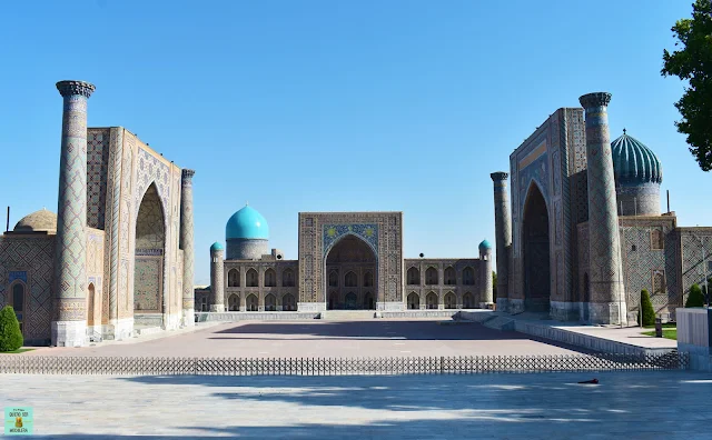 Plaza Registán en Samarkand