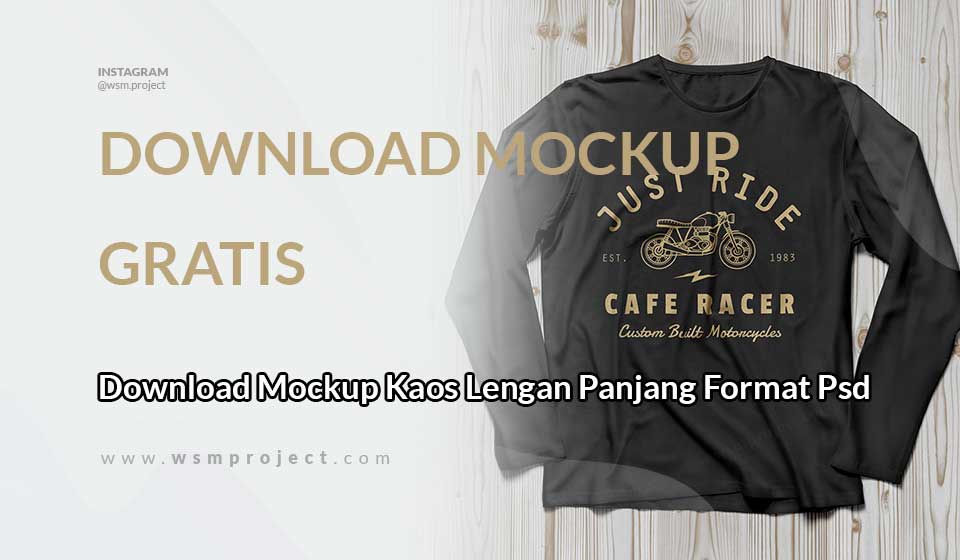 Download Download Gratis T Shirt Mockup Lengan Panjang Psd - Free ...