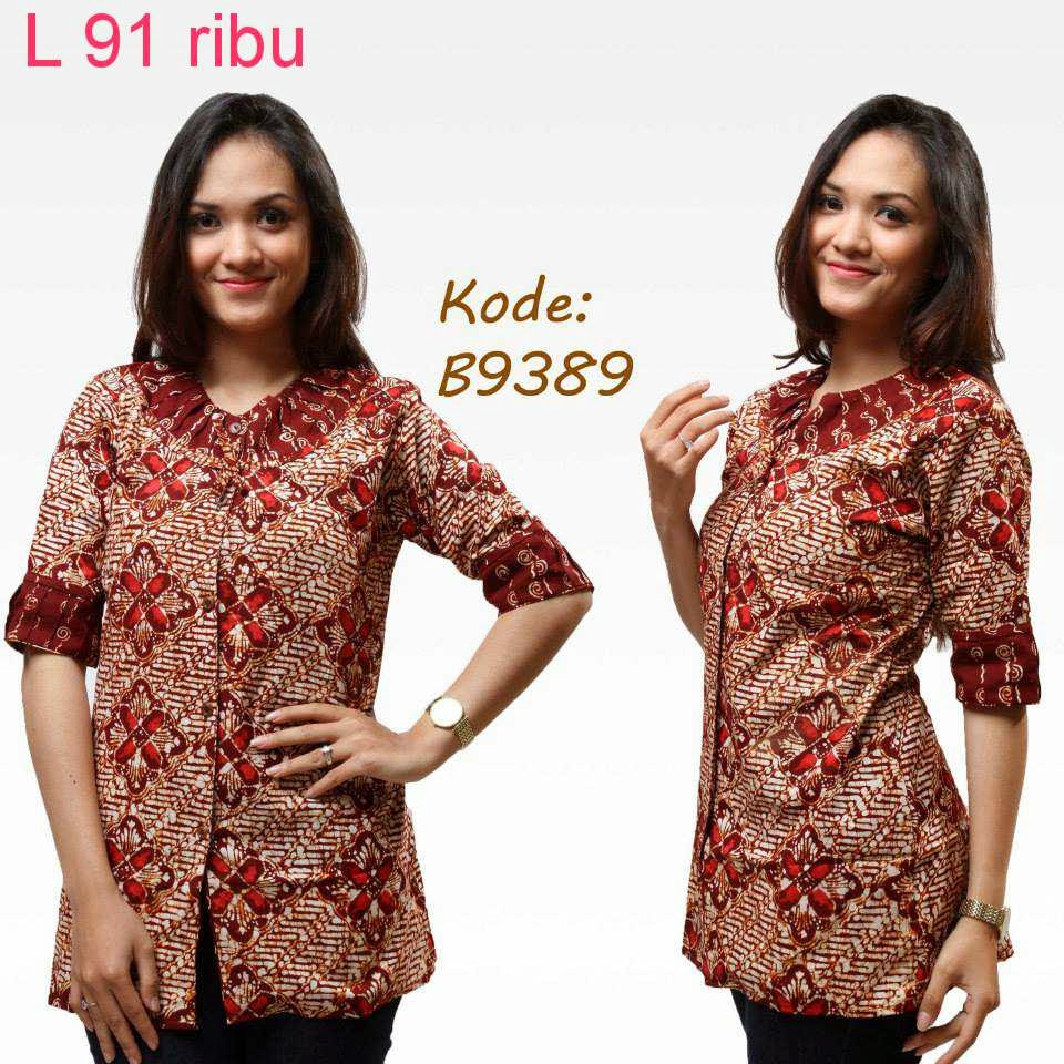  Model  Baju  Batik  Buat  Guru  Model  Baju  Batik 