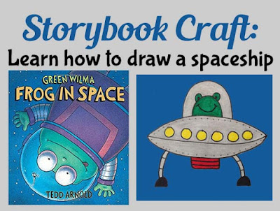 Storybook craft learn how to draw a spaceship