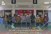 Tujuh Desa di Tulangan Siap Gelar Pilkades, Kapolresta Sidoarjo Berharap Terus Jaga Kondusifitas