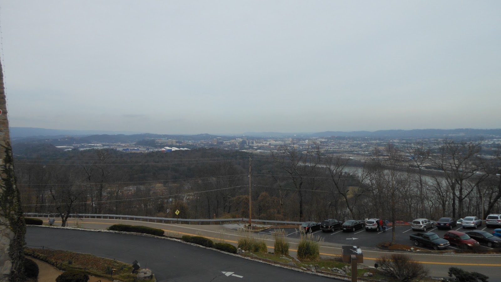 view from Ruby Falls