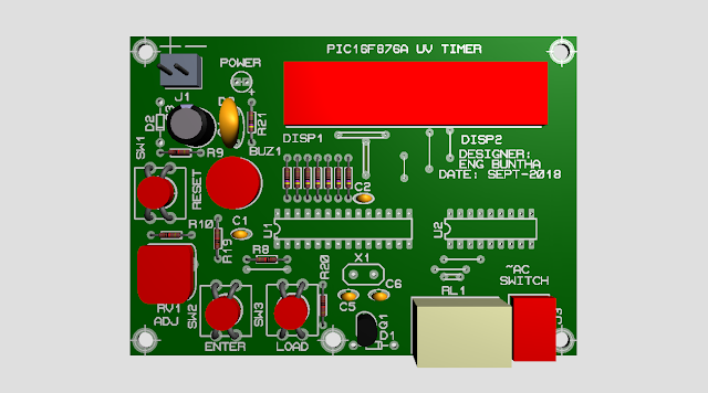 Making a PCB UV Expose Timer Using PIC16F876A With MPLABX XC8