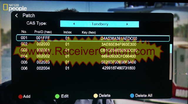 TANDBERY SOFTCAM KEY FILE FOR MULTI MEDIA 1506G/T HD RECEIVER