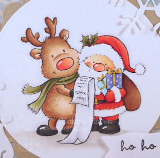 Heather's Hobbie Haven - Santa and Rudolph Card Kit