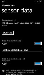 Cara Menghemat Kuota dengan Sensor Data di Windows Phone