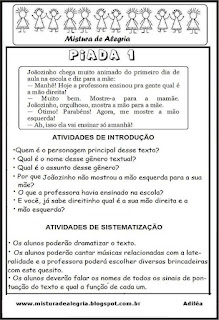 Piadas para educação infantil