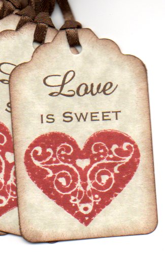 New Wedding Favor Tags in my Etsy Shop Love Is Sweet Favor Tags make a 