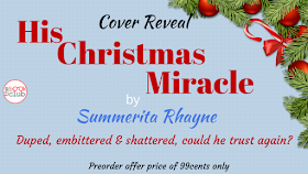 Cover Reveal by The Book Club of HIS CHRISTMAS MIRACLE by Summerita Rhayne