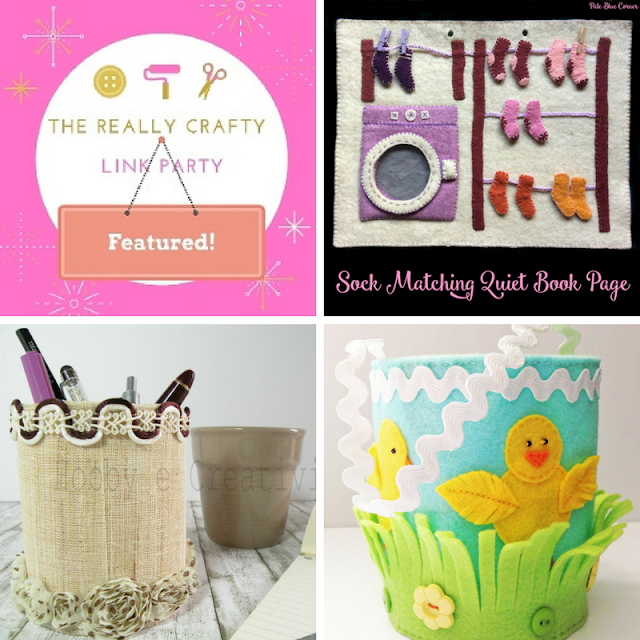 The Really Crafty Link Party #62 featured posts!