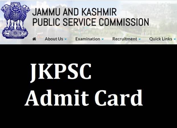 JKPSC Admit Card for Written Test for the post of AE (Civil), Deputy/Assistant Research Officer | Download Here