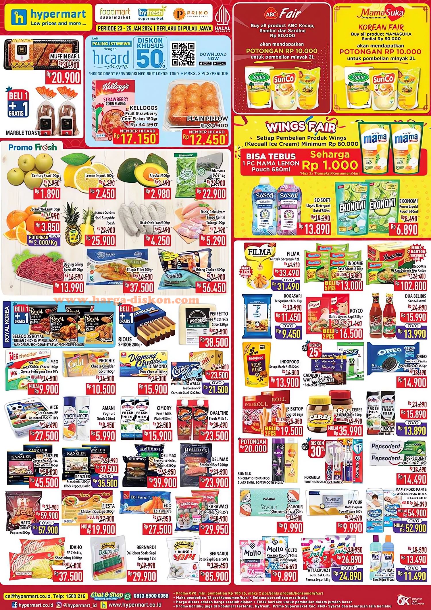 Promo HYPERMART Awal Pekan 23 - 25 Januari 2024