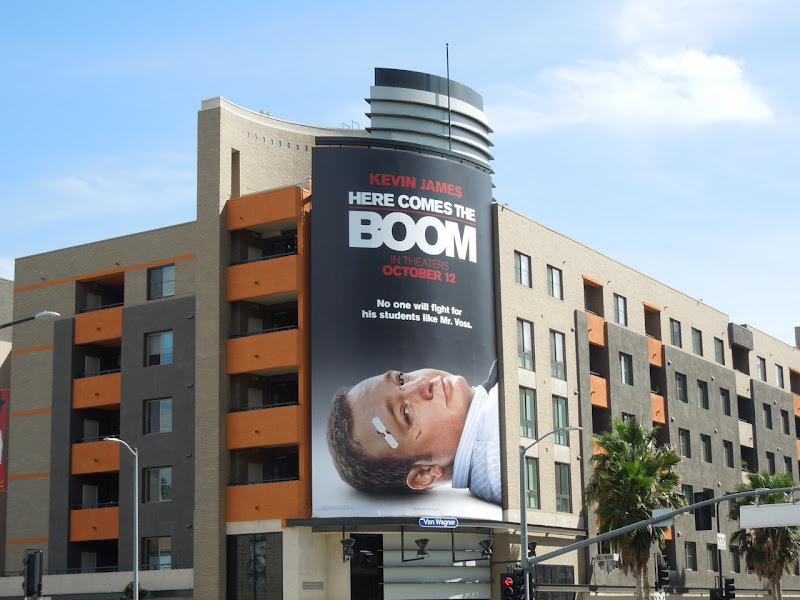 Here Comes Boom movie billboard