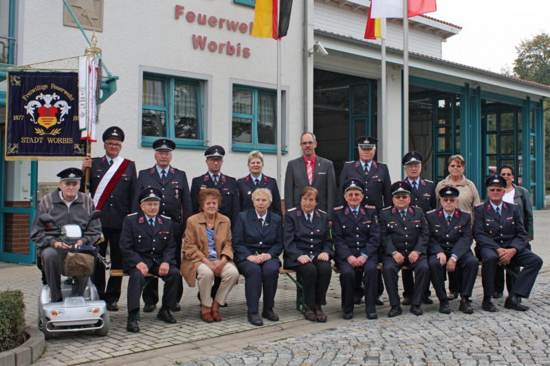Die Alters- und Ehrenabteilung der Feuerwehr Worbis