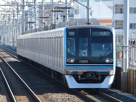 東京メトロ東西線　九段下行き4　15000系(平日1本運行)