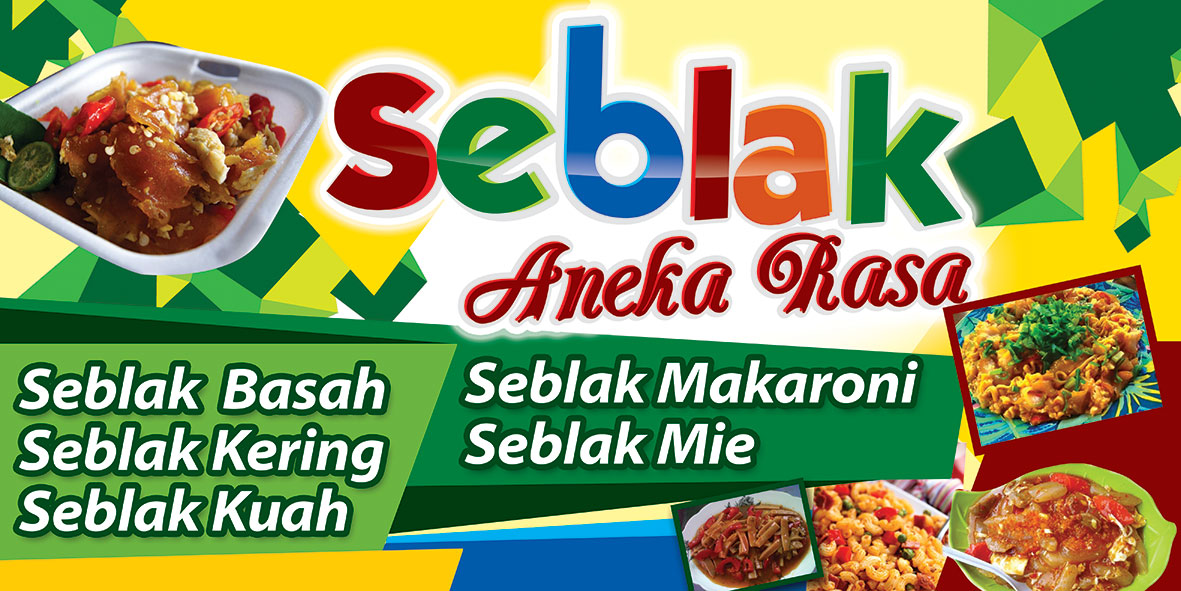 Contoh Desain -Banner Seblak ~ contoh desain grafis