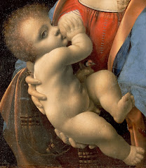 LEONARDO da Vinci Madonna Litta (child) c. 1490-91