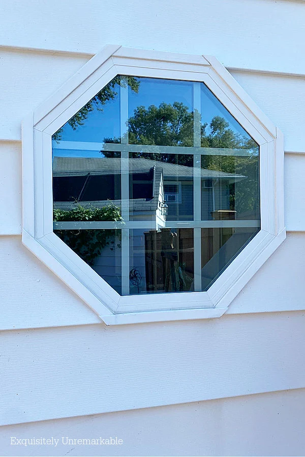 Octagon Shaped Window Exterior View