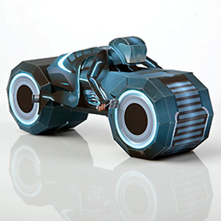 TRON Legacy Papercraft Light Cycle