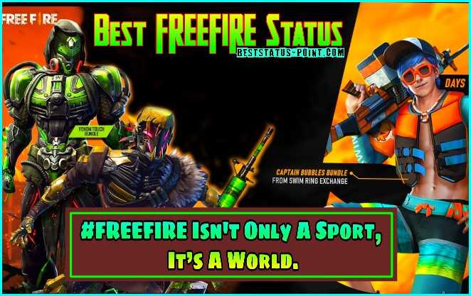 Freefire Status 497 Best Free Fire Status And Quotes In English