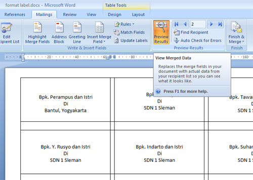 Cara Mudah Mencetak Label Sticker Undangan Pernikahan 