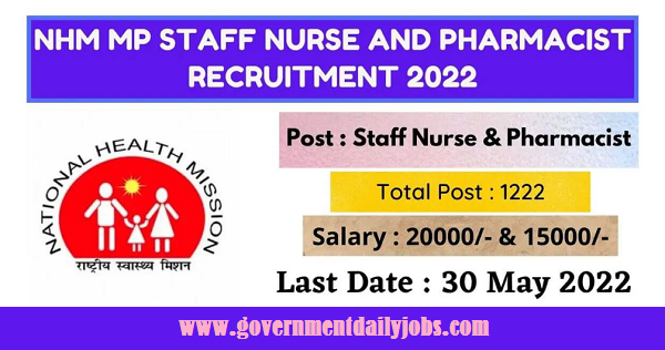 NHM MP Jobs Notification 2022