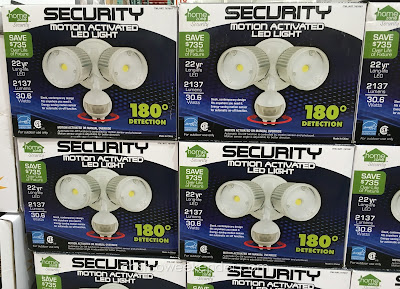 Increase security outside your home with the Home Zone Security Motion Activated LED Light