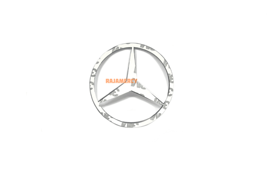 Emblem Logo Mercedes Benz Warna Hitam Ukuran 9cm