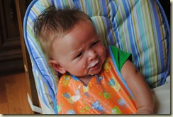 Jeremy's First Cereal (31 July 2010)