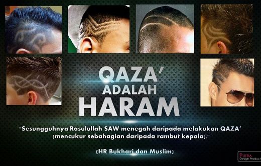 alamcyber 2020 Potongan  Rambut  ini Haram  bagi Orang Islam