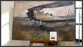 MELILLA-ARTE MILITAR-AVIACION-AVIONES-HISTORIA-ESPAÑA-PROGRAMAS-TELEVISION-PINTURAS-PINTOR-ERNEST DESCALS-